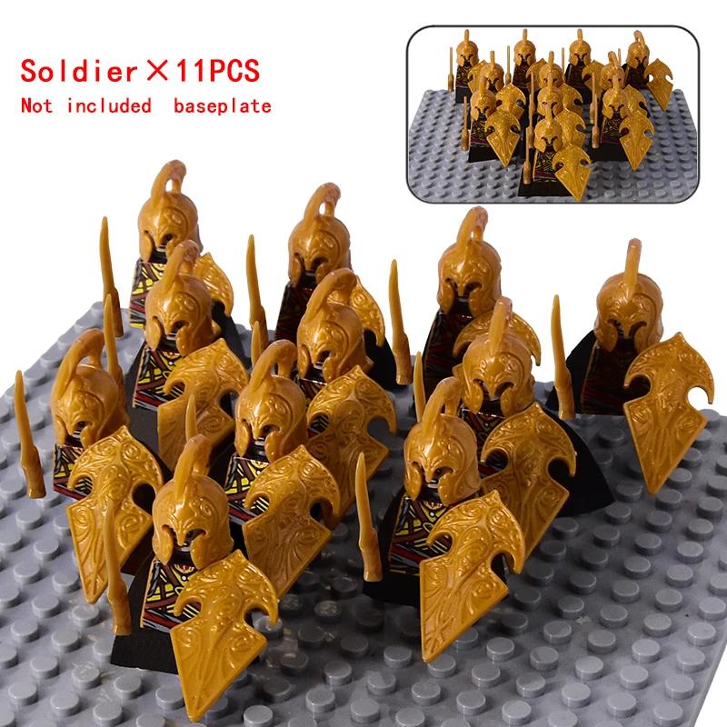 MOC Средневековый Гном Воин Эльфы Рыцари lotr Фигурки Строительные Блоки Аксессуары Броня Щит LOTR DIY Игрушки Для Детей подарок