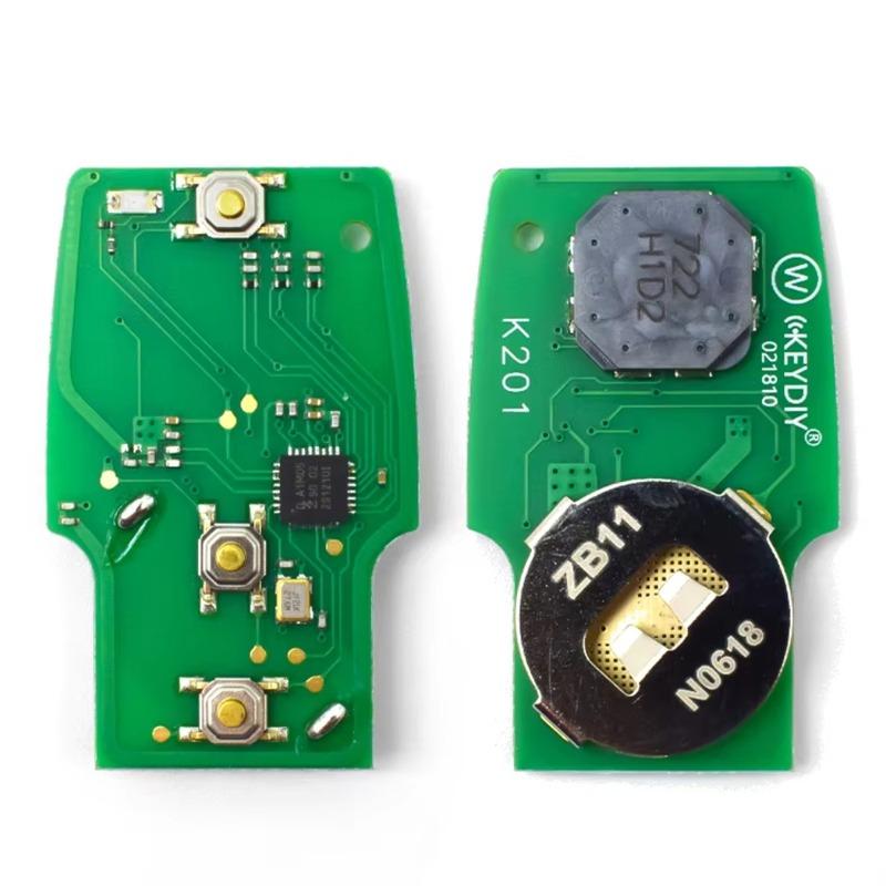 KEYDIY ZB11 Universal KD Smart Remote Key Fob Replacement 3 Buttons for KD-X2 Generator Programmer Keylessgo Car Remote Key