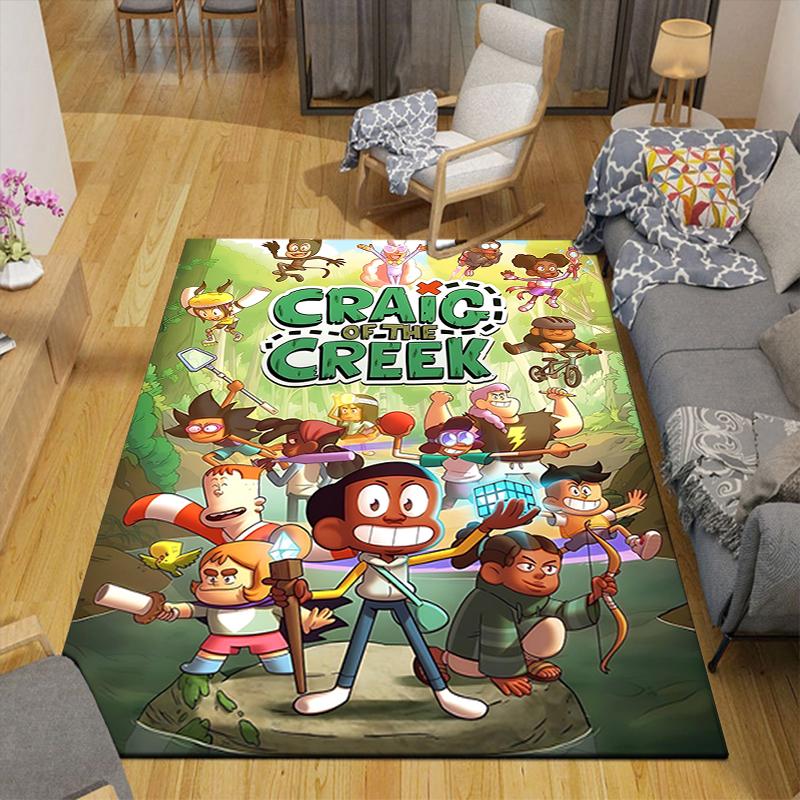1Pc Adventure Digital Forest Rug, Office Carpet Indoor Outdoor Doormat, Non-Slip, Comfortable, Living, Christmas Halloween, Xmas Gift N1395