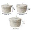 Storage Basket Soft Cotton Basket Cute Decorative Multifunction Basket for Bedroom Office Living Room