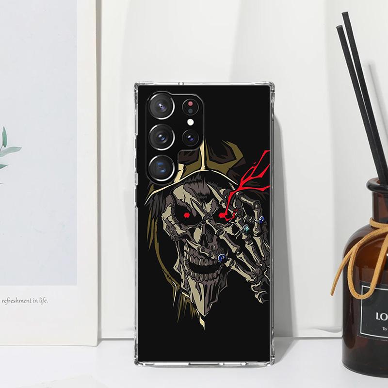 Чехол для телефона Аниме Повелитель для Samsung Galaxy S26 S25 Edge S24 FE S23 S22 Ultra S21 Plus S20 + Арт Fundas Задняя крышка Galaxy S25 S