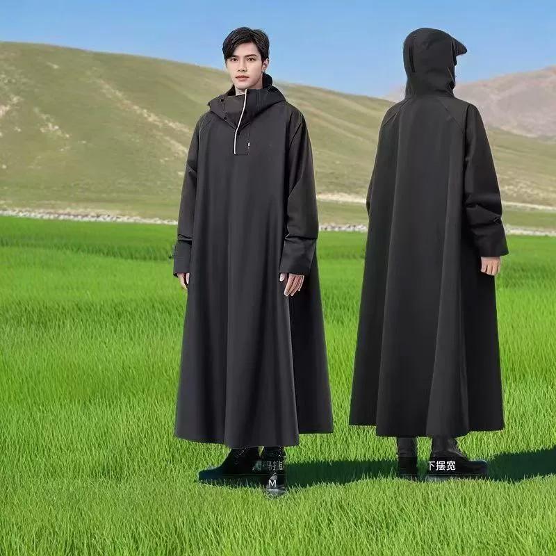 1 шт. Взрослый водонепроницаемый дождевик для мужчин и женщин, цельный утолщенный дождевой плащ-пончо для электромобиля, мотоциклетный дождевик