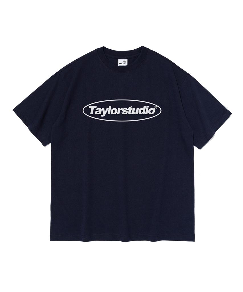 TAILOR STUDIO Футболка с коротким рукавом и логотипом Ck (военно-морской флот)