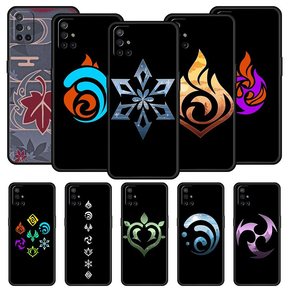 Милый логотип Genshin impact для OnePlus 9 8 7 7T 10 Pro, чехол для Oneplus 9RT 9R 8T Z Nord 2 N100 N200 N10 CE 5G, черный чехол