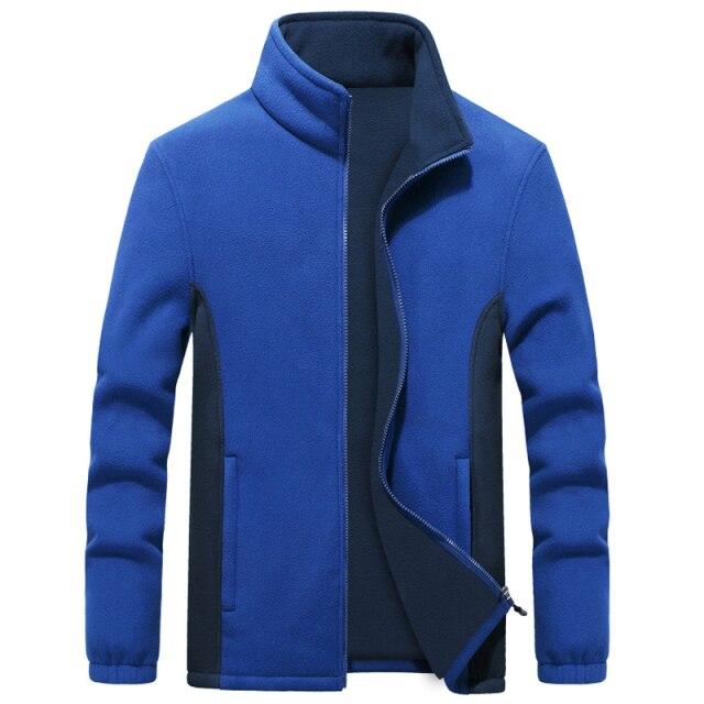 Mens Plus Size Softshell Fleece Jackets Male Warm Sweatshirts Thermal Coats Windbreaker Sportswear Brand Clothing