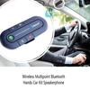 Wireless Multipoint Bluetooth Hands Free Car Speakerphone Speaker Visor Clip