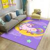 3D Cartoon Cute Unicorn Area Rug,Carpet Rug for Living Room Bedroom Sofa Doormat Kitchen Decoration,Kid Play Non-slip Floor Mat