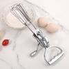 Manual Crank Egg Beater Milk Mixer Cream and Butter Mixer Whisking Frother Kitchen Cooking Tools and Kitchen Utensils