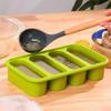 Силиконовые формы для кубиков льда и супа, 4 ячейки, формы для еды, лоток для замораживания супа, подготовка пищи