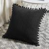 Corduroy Pillowcase Square Sofa Pillow Cover Practical Bohemia Throw Pillow Cover  Car