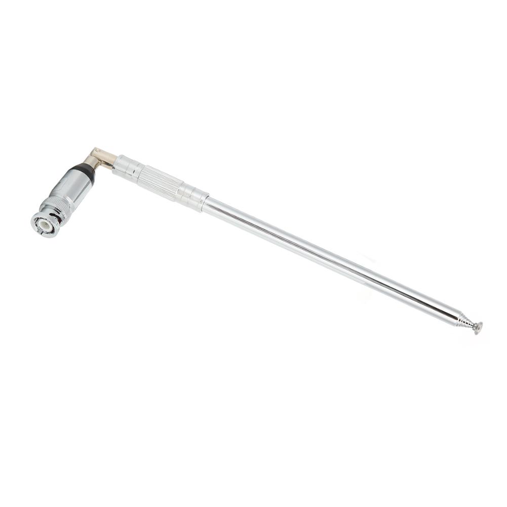 VHF UHF118‑136 Car Antenna Aerial Frequency Range Long Rod Bendable BNC Interface