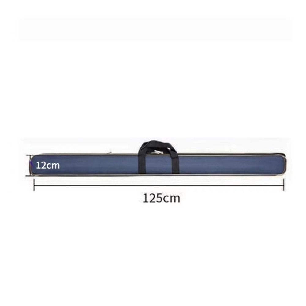 Hand Woven Handle Fishing Rod Case Storage Two Way Zipper Fishing Gear Bag  Storage Umbrella