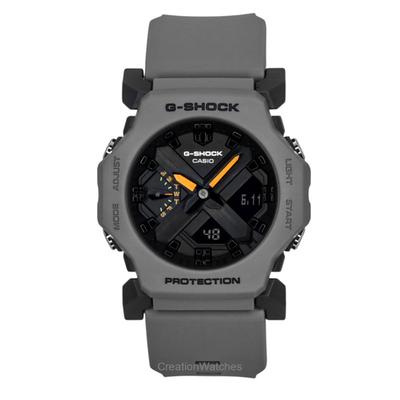 G-Shock Аналогово-цифровые часы с полимерным ремешком, серый циферблат, кварцевые GA-2300-8A, 200 м, унисекс