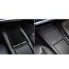 Carbon Fiber Center Storage Box Panel Cover Trim For Tesla Model X 2014-