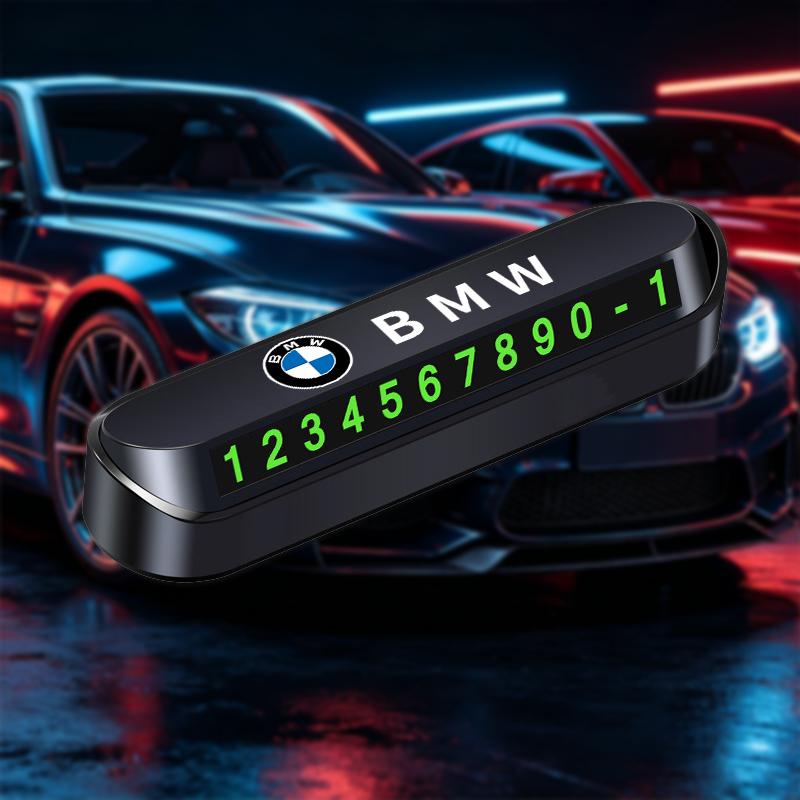 S85746 Car interior Temporary Parking Card Phone Number Card Plate For Bmw M Power E36 E38 E90 E60 E87 E34 E53 X3 X5 X6 TCFJN1