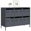 VidaXL Buffet Anthracite 101,5x39x73,5 Cm Cold-rolled Steel, Storage Furniture, Kitchen Storage Furniture, Furniture 851264