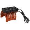 555658mm Brushless Motor Cooling Fan Dual Fan Motor Heatsink Radiator for 15 Remote Control Car