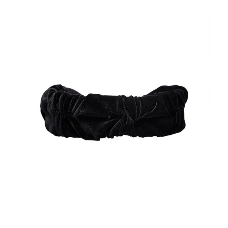 Коричневая шляпа [повязка на голову] Черный - Бархат