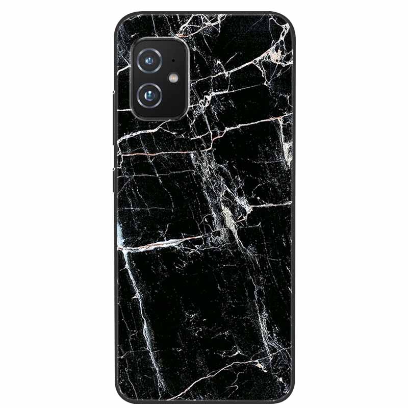 Чехол для Asus ZenFone 8 Черный ТПУ Мягкая Защитная Крышка Телефона Для Asus Zenfone 8 ZS590KS Силиконовые Чехлы для Zenfone8 Корпуса Coque Fundas