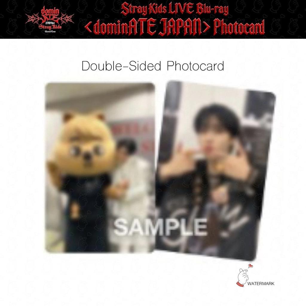 ПРЕДЗАКАЗ Stray Kids World Tour dominATE JAPAN LIVE Blu-ray RAKUTEN POB Двусторонняя фотокарточка Подложка ОФИЦИАЛЬНАЯ