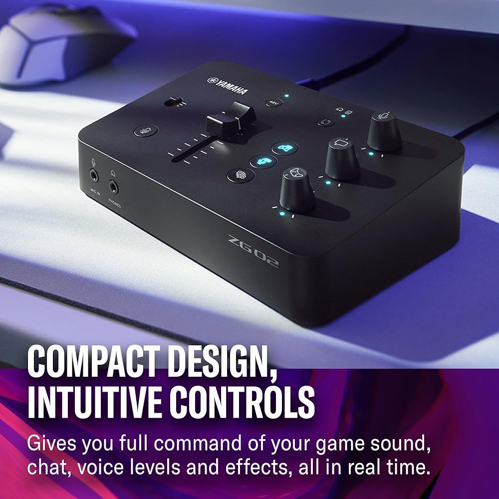 Игровой микшер Yamaha ZG02 Устройство для голосового чата и потоковой передачи игр