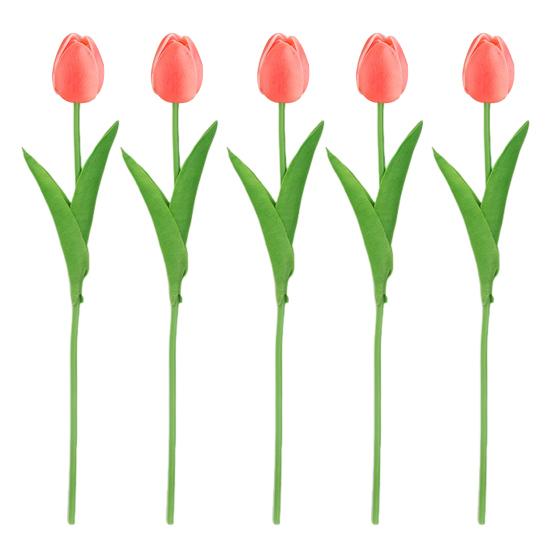 5 шт. Имитация тюльпана 34 см Искусственный тюльпан Поддельные цветы Искусственный тюльпан оптом Подарок на День матери для вазы Главная Кухня Свадьба Весна Украшения для вечеринки