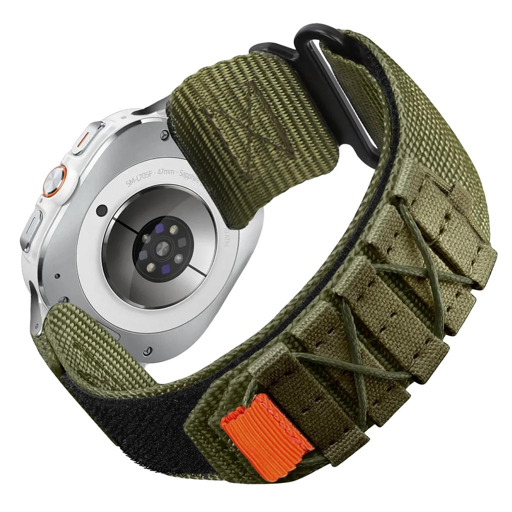 Нейлоновый ремешок No Gaps для Samsung Galaxy Watch 7 Ultra 47 мм, спортивный браслет Quick Fit Band для Galaxy Watch Ultra 47 мм
