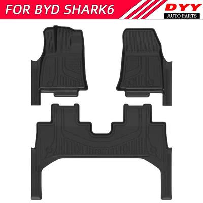 3D Всепогодные коврики TPE для пола и багажника BYD Shark 2025