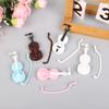 Mini Miniature Violin Simulation Handmade Desktop Decoration Doll House Accessories