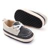 Baby Girl Boy Shoes Newborn Canvas Solid Lace-up First Walker Decoration Soft Sole Anti-Slip Kids