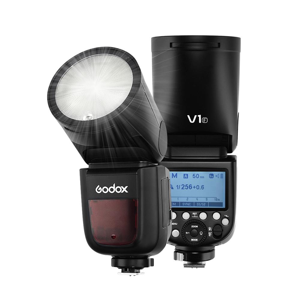 Godox V1F Профессиональная вспышка для камеры Speedlite Speedlight с круглой головкой Беспроводной аксессуар 2,4G