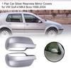 1 Pair Car Silver Rearview Mirror Covers 3B0857538B 3B0857537B for VW