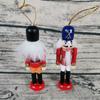6pcs/set Colorful Soldier Puppet Pendant Figurines Nutcracker Doll  Christmas Ornaments