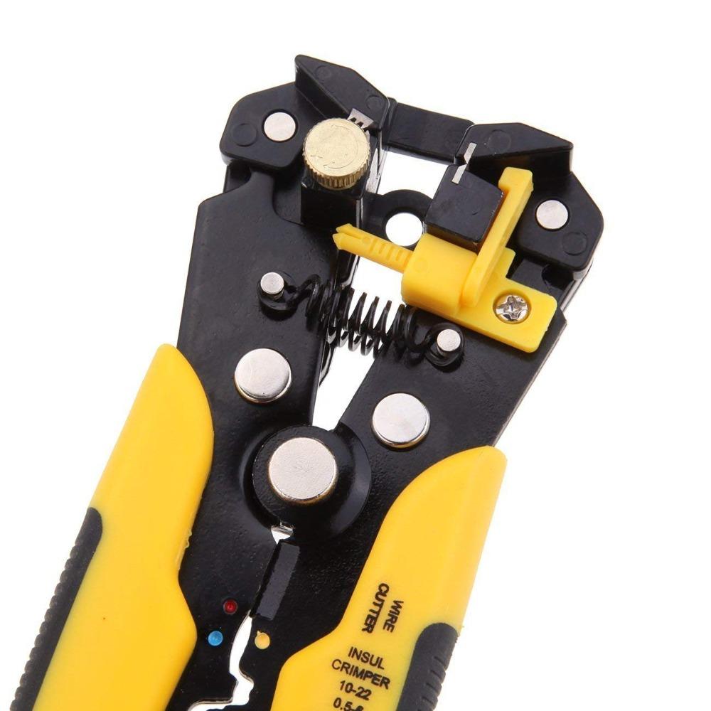 Wire Stripper Self-adjusting Cable Cutter Crimper Automatic Wire Stripping Tool