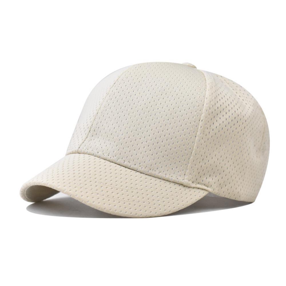 Quick Drying Mesh Cap Breathable Trucker Caps Versatile Short Brim Baseball Cap  Unisex