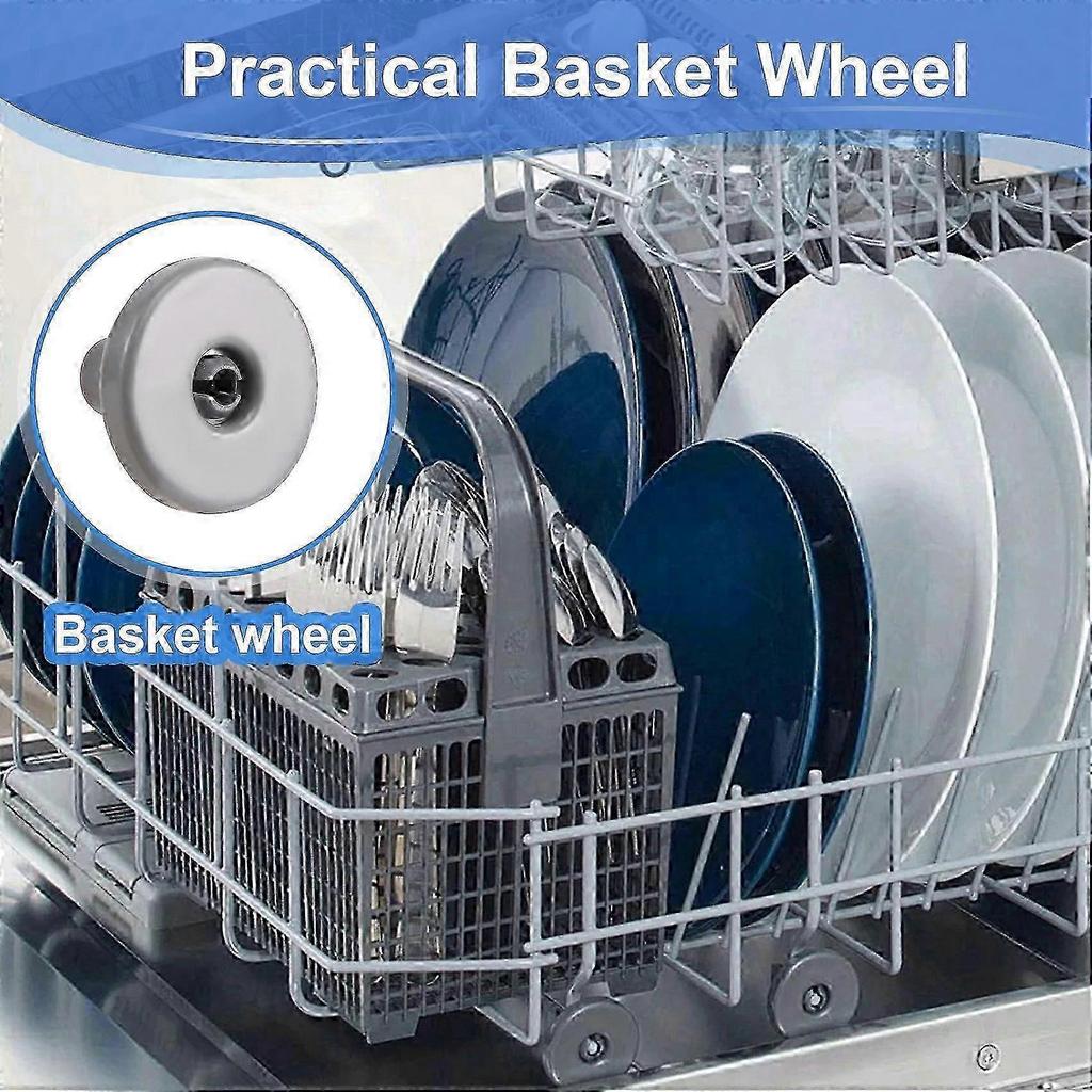 12 dishwasher wheels for AEG Electrolux lower basket