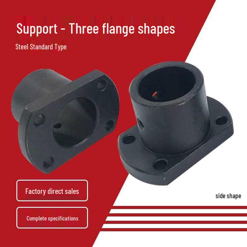 Стальная опора направляющего вала STHRB-8, фиксированное седло с круглым фланцем и установочным винтом для оптической оси, 25 мм.