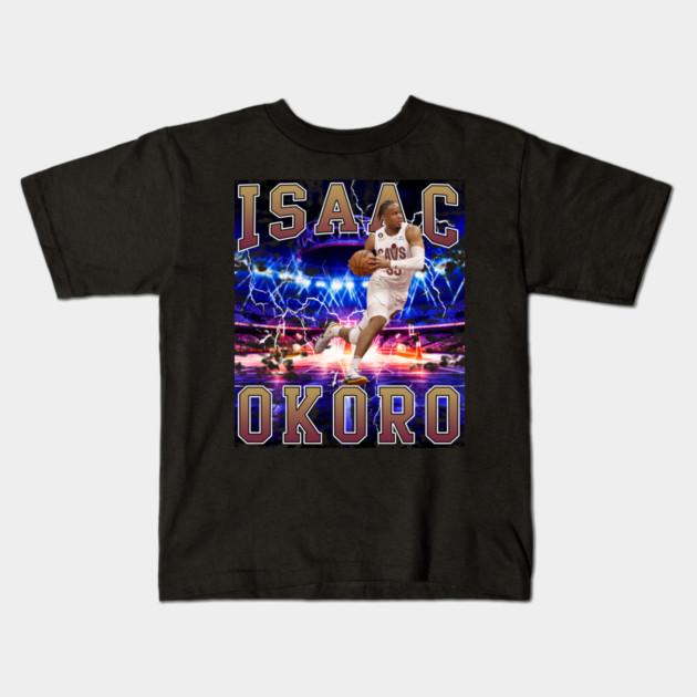 Boys Girls Soft Cotton Graphic Tees Isaac Okoro T-shirt Breathable Daily School Wear Kids T-Shirts