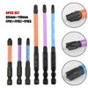 65mm/110mm Screwdriver Bits 6pcs 6x Alloy Steel HRC63 Hardness