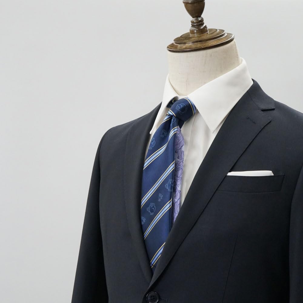Disney Beauty and the Beast Tie DND48988 Navy Blue Business Brand Tie Gift