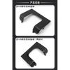 Rear Bumper Trailer Cover for TANK 300 21-25 Trailer Hook Cover Decoration Off Road Anti Collision Rear Bumper Decoration