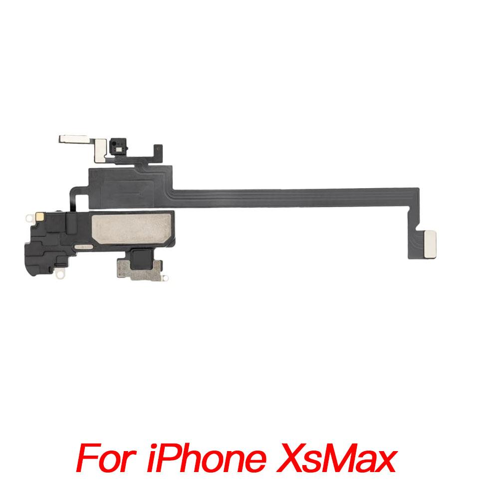 Шлейф слухового динамика для замены на iPhone X XR XS 11 12 Mini Pro Max Слуховой динамик Верхний динамик Датчик освещенности Микрофон