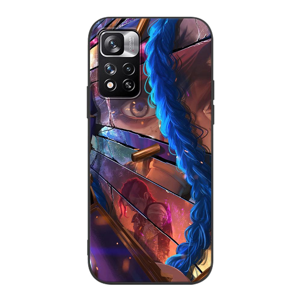 Чехол с рисунком Arcane Game для Xiaomi Redmi Note 9S 9 11 10 8 Pro 9C 9 K40 9A 7 8T 7A 9T, мягкий силиконовый чехол, черный чехол для телефона