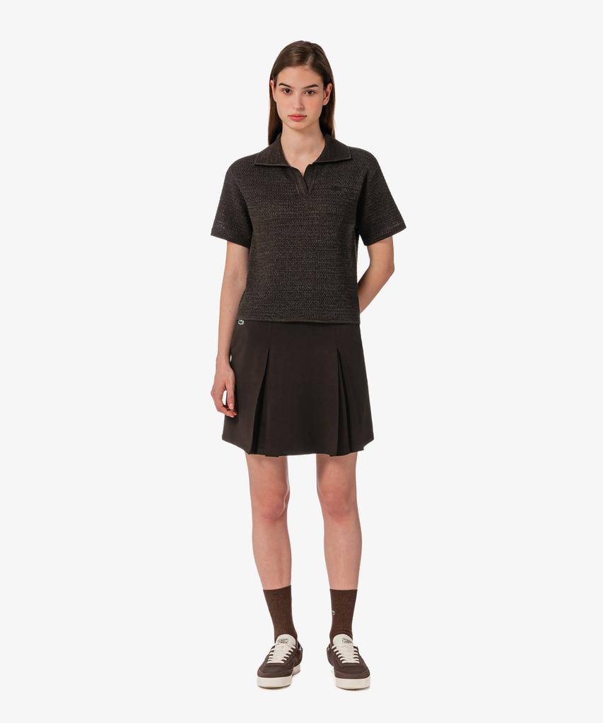 Lacoste Женский легкий трикотажный комплект юбка Jf232E-56G 3La