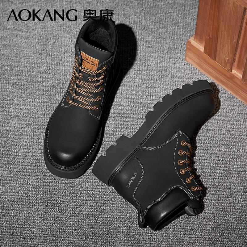 Мужские рабочие ботинки Aokang, ботинки Мартина