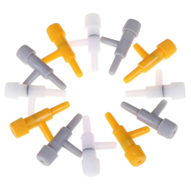 10 шт., аквариумная воздухопроводная трубка, клапан регулировки объемного расхода, кислородный воздушный насос, бак