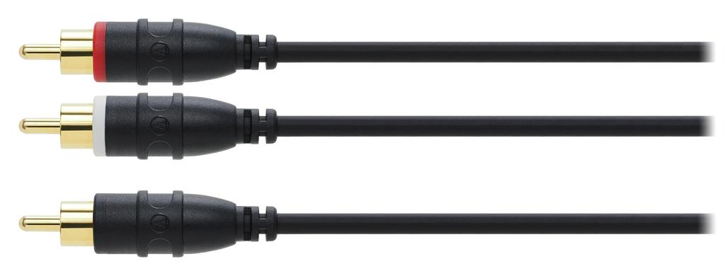Audio-Technica AT-BC65/5.0 Автомобильный Аудио Кабель для Сабвуферов, RCA на OFC, Термостойкий, Позолоченные Штекеры, 5.0м