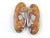 25Cts. Natural Noreena Jasper (12mm X 29mm Each) Oval Cabochon Match Pair SK-2733