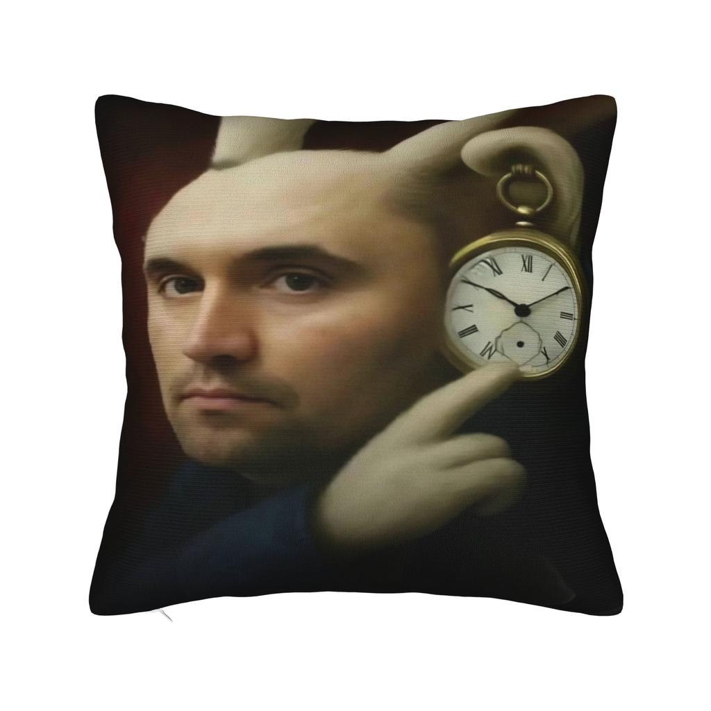 Charlie Kirk Miner Pillow Case  Comfy Pillow Cover For Sofa Car Home Decor Funny Cushion Cover