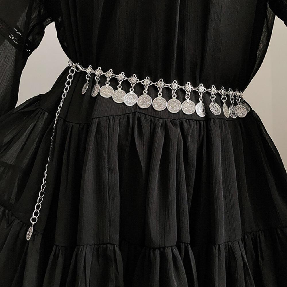 Tassels Coin Belly Chain Retro Body Jewelry Fashion Waist Chains for Women